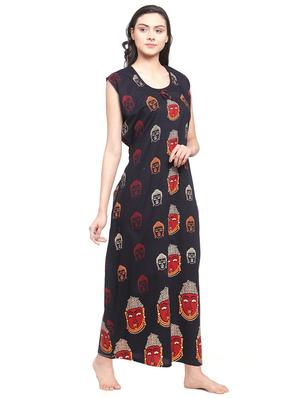 set of 2 sleeveless printed nighty - 18385822 - Standard Image - 4