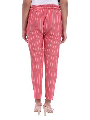 mid rise striped flat front trouser - 18386082 - Standard Image - 3