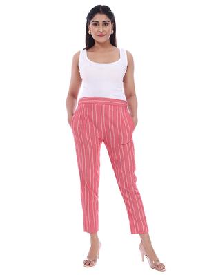 mid rise striped flat front trouser - 18386082 - Standard Image - 4