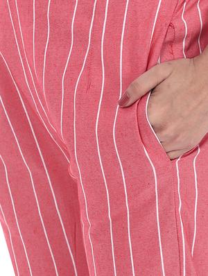 mid rise striped flat front trouser - 18386082 - Standard Image - 5