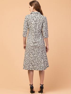 button up floral shirt dress - 18386493 - Standard Image - 5