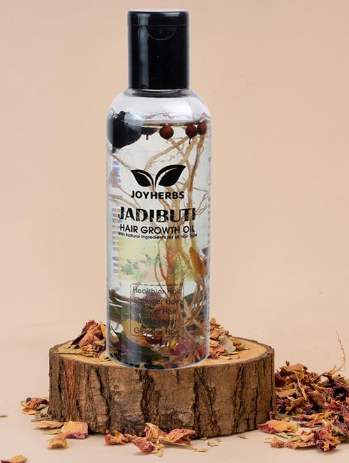 joyherbs ayurvedic natural jadibuti hair oil 100ml(pack of 3) for hair fall; dandruff control, healthy thick & strong hair - 18386733 - Standard Image - 1