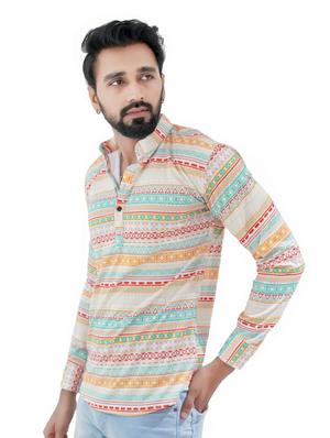 multi colored printed short kurtas - 18386768 - Standard Image - 3