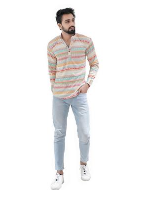 multi colored printed short kurtas - 18386768 - Standard Image - 5