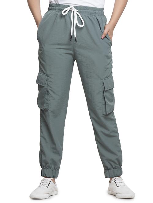 drawstring waist solid jogger - 18386961 - Very Small Image - 1