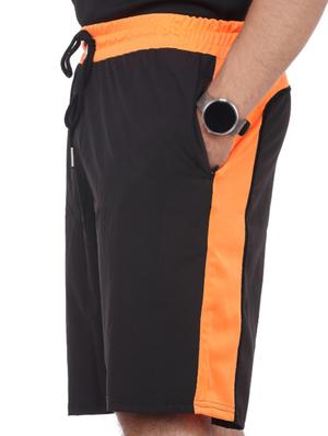 black color-blocked short - 18386964 - Standard Image - 4