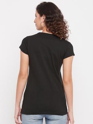 round neck printed regular tee - 18387079 - Standard Image - 4