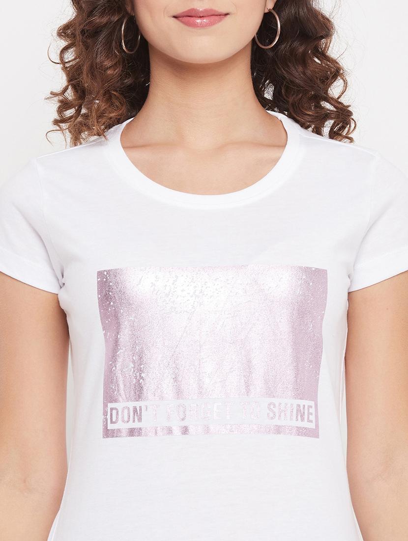 round neck printed regular tee - 18387080 - Zoom Image - 6