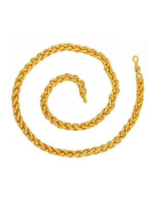 graceful delightful one gram gold plated chain - 18387105 - Standard Image - 3