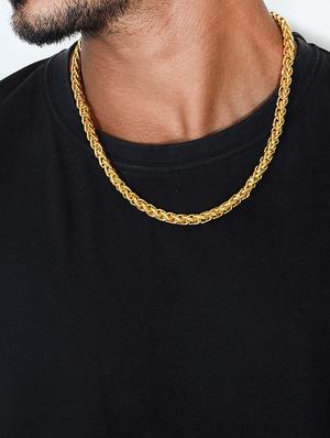 graceful delightful one gram gold plated chain - 18387105 - Standard Image - 4