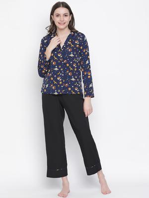 lapel neck printed shirt - 18388412 - Standard Image - 4