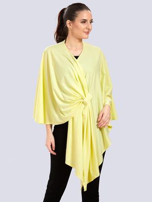 v-neck solid regular shrug - 18388690 - Standard Image - 2