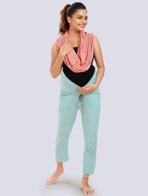 cowl neck printed stole maternity wear stole - 18388696 - Standard Image - 3