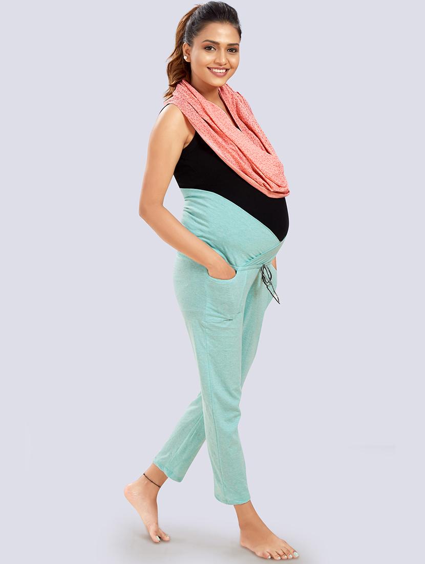 cowl neck printed stole maternity wear stole - 18388696 - Zoom Image - 2