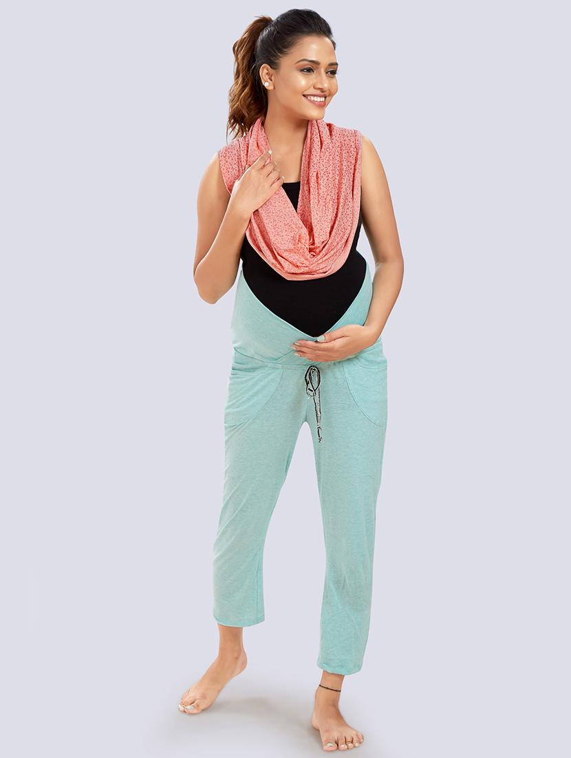 cowl neck printed stole maternity wear stole - 18388696 - Zoom Image - 3