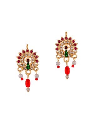 white brass necklaces and earring - 18388805 - Standard Image - 4