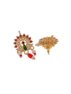 white brass necklaces and earring - 18388805 - Standard Image - 5