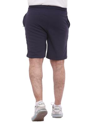 navy blue color-blocked short - 18389906 - Standard Image - 3