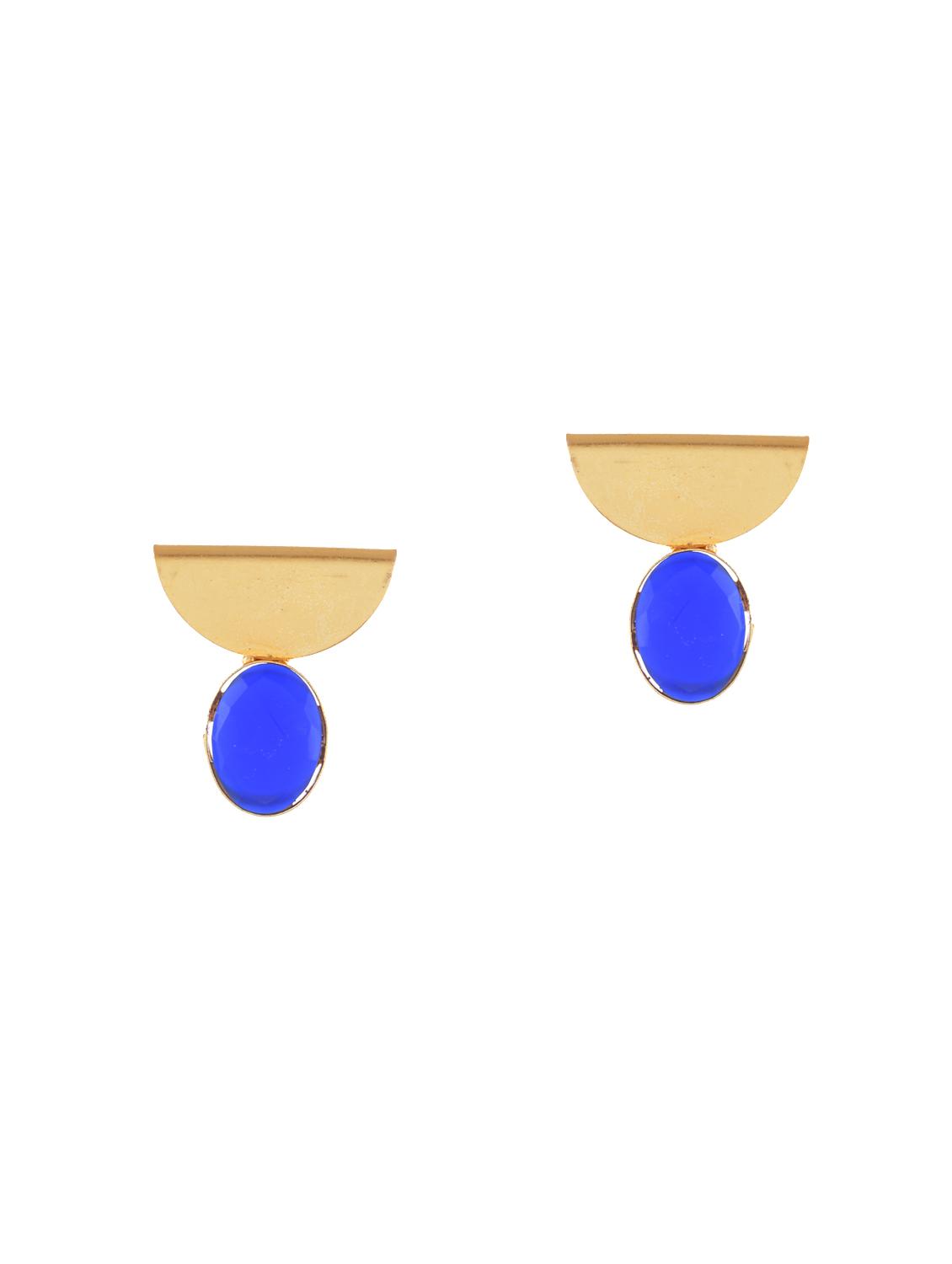 blue brass necklaces and earring - 18390121 - Zoom Image - 4