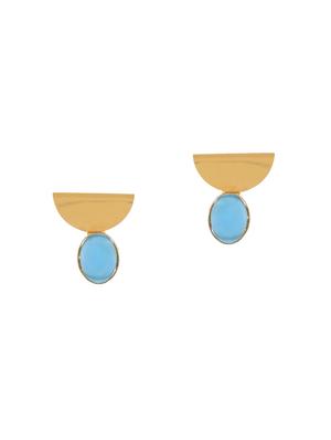 gold brass necklaces and earring - 18390126 - Standard Image - 4