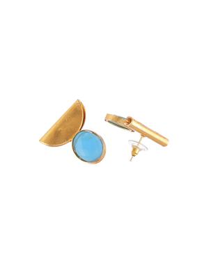 gold brass necklaces and earring - 18390126 - Standard Image - 5