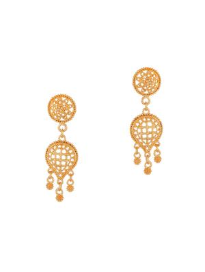 gold brass necklaces and earring - 18390150 - Standard Image - 4