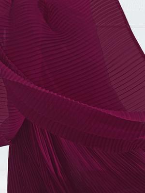 purple georgette plain saree with blouse - 18390166 - Standard Image - 2
