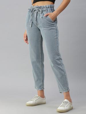 high rise stone wash jean - 18390329 - Standard Image - 2