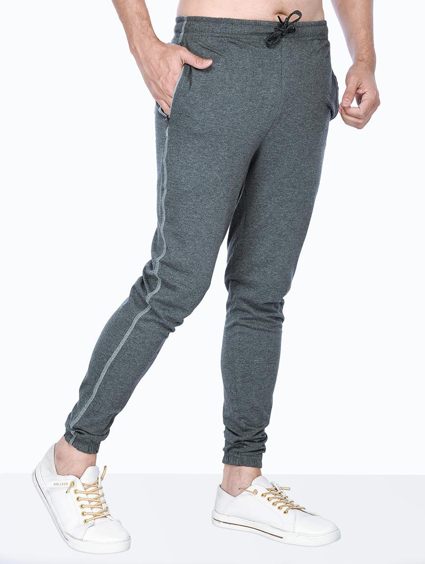 blue melange jogger - 18390387 - Zoom Image - 2