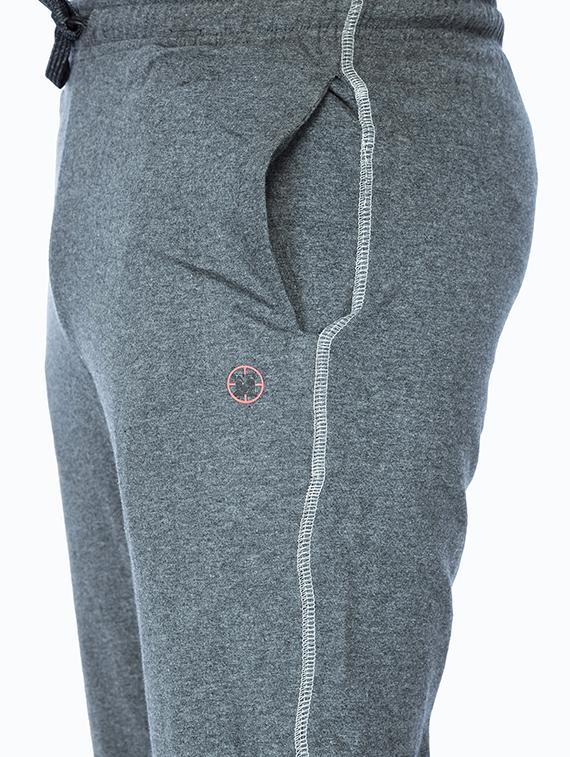 blue melange jogger - 18390387 - Zoom Image - 5