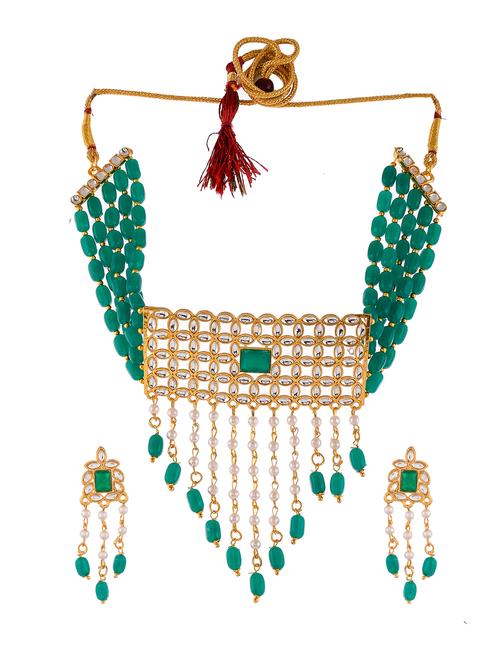 purple brass necklaces and earring - 18390475 - Standard Image - 1