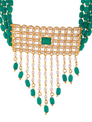 purple brass necklaces and earring - 18390475 - Standard Image - 3