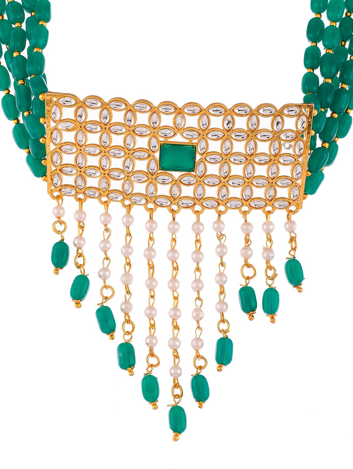 purple brass necklaces and earring - 18390475 - Zoom Image - 3
