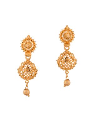gold brass necklaces and earring - 18390501 - Standard Image - 4