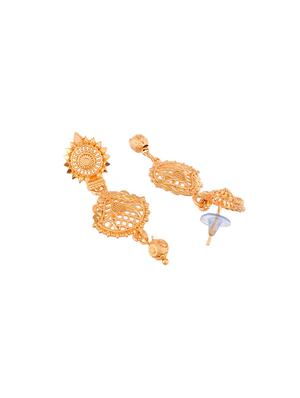 gold brass necklaces and earring - 18390501 - Standard Image - 5