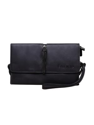brown solid regular sling bag - 18390614 - Standard Image - 4
