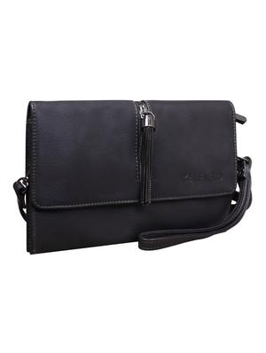 brown solid regular sling bag - 18390614 - Standard Image - 5