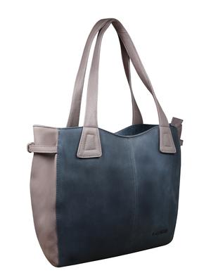 grey solid regular handbag - 18390618 - Standard Image - 4
