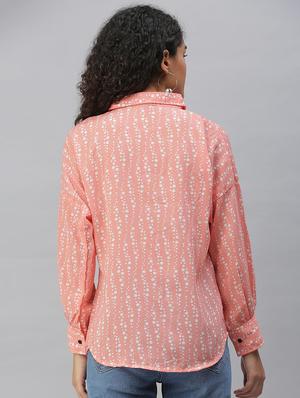 shirt collar polka dots regular shirt - 18390857 - Standard Image - 3
