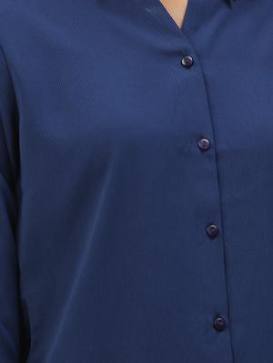 shirt collar solid regular shirt - 18390872 - Standard Image - 5
