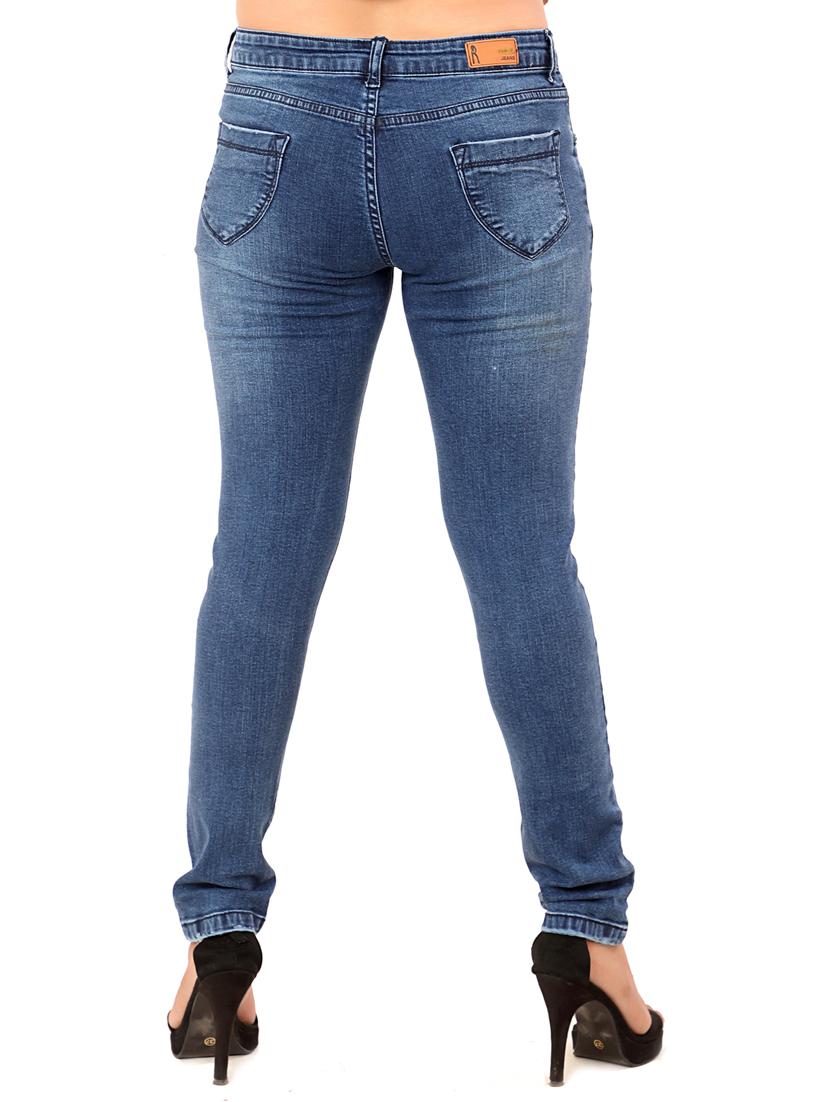 mid rise stone washed jean - 18391004 - Zoom Image - 2