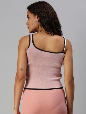 sleeveless solid crop top - 18392065 - Standard Image - 3