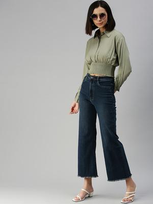 long sleeved solid regular top - 18392329 - Standard Image - 4