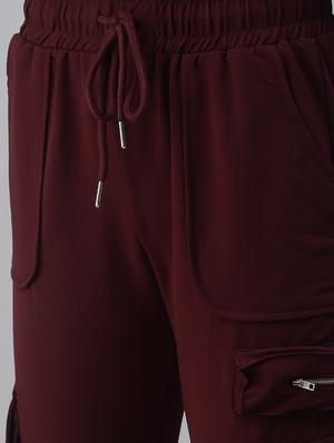 drawstring waist solid jogger - 18393012 - Standard Image - 5