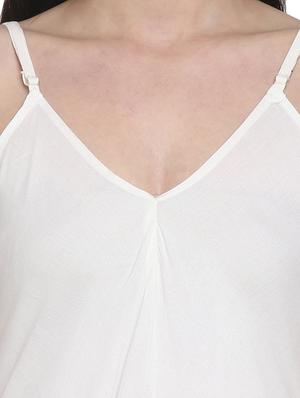 cami neck solid asymmetric dress - 18393305 - Standard Image - 4