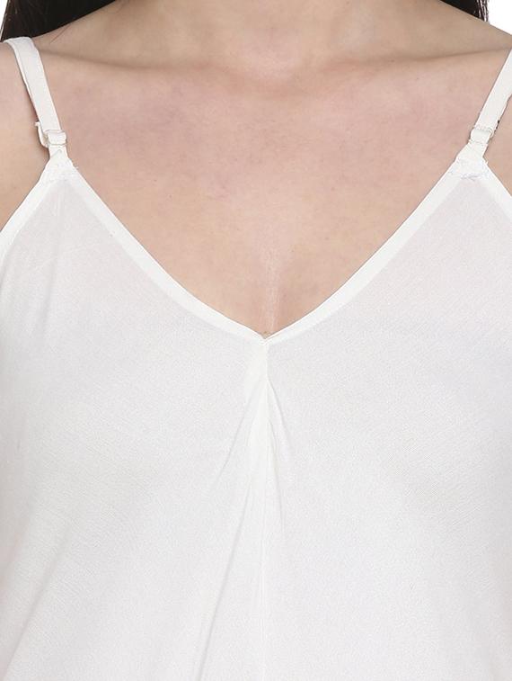 cami neck solid asymmetric dress - 18393305 - Zoom Image - 4