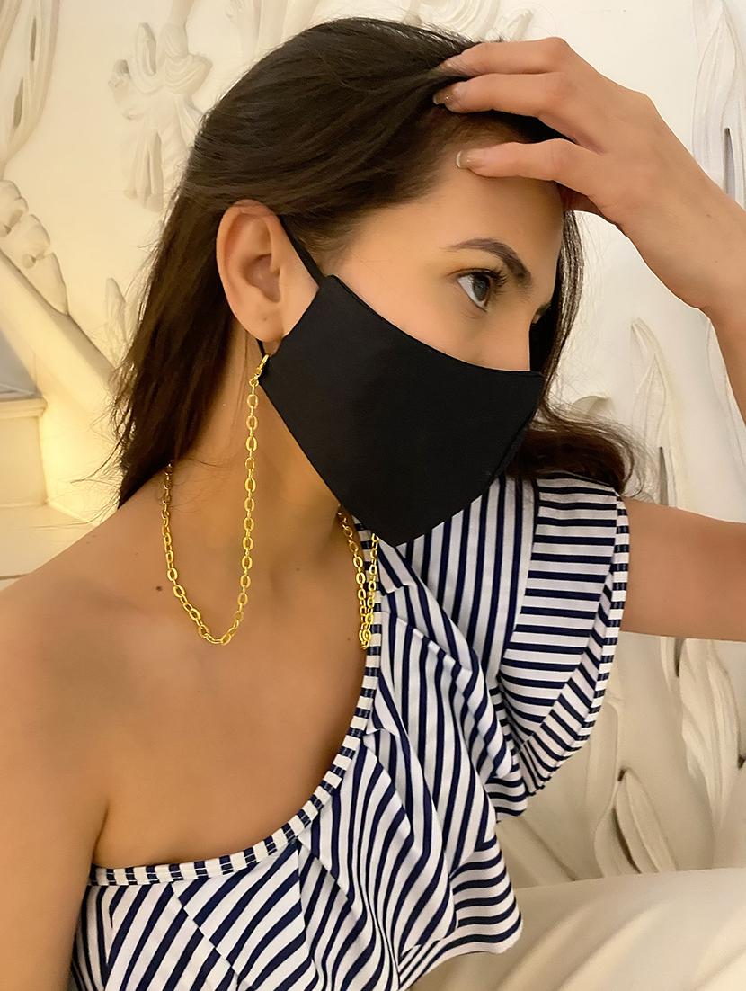 gold brass chain necklace - 18393447 - Zoom Image - 2