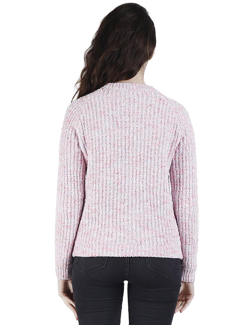 long sleeved self-designed pullover - 18393491 - Zoom Image - 3