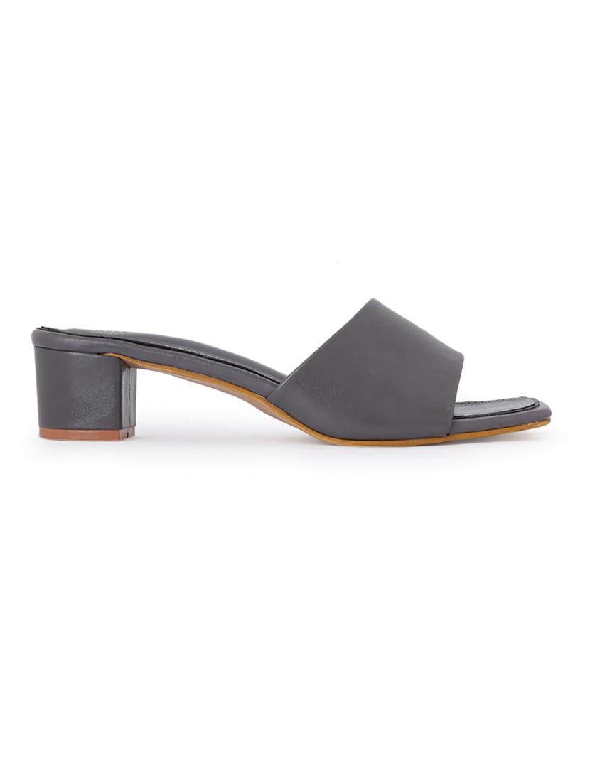 grey synthetic slip on sandals - 18393504 - Zoom Image - 3