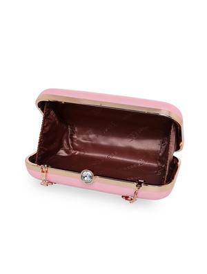 pink embellished box clutch - 18393918 - Standard Image - 3